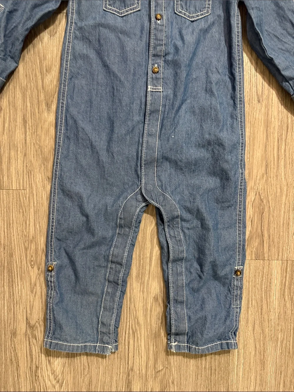 Carter's Little Boys Captain Chambray Jumpsuit, 24M